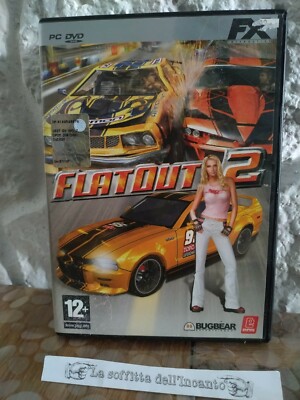 Flatout 2 - Spiel PC CD - ROM Komplette Eng Italienisch