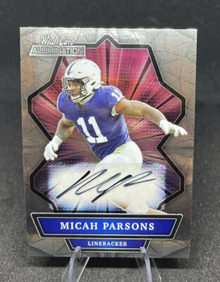 2021 Wild Card Alumination Micah Parsons Auto RC Cowboys Rookie | eBay