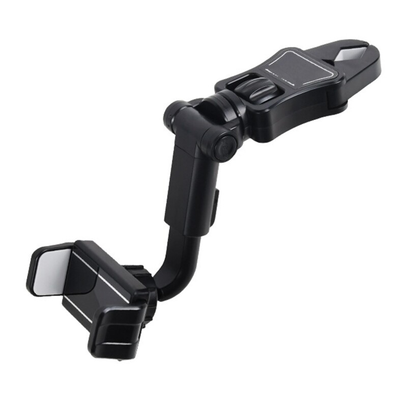 360° Rotating Car Phone Mount for Dashboard or Rearview Mirror  -image