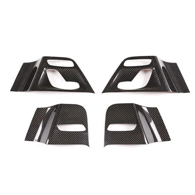 Cubierta de asiento de puerta de fibra de carbono real para Mercedes Benz W464 G63 G500 G550 Foto 2 de 4