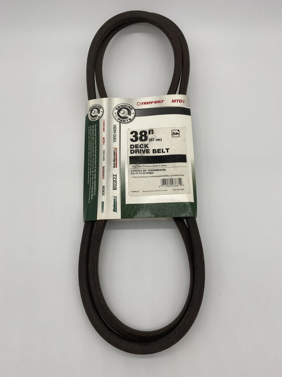 Mtd 38 inch deck belt diagram sale