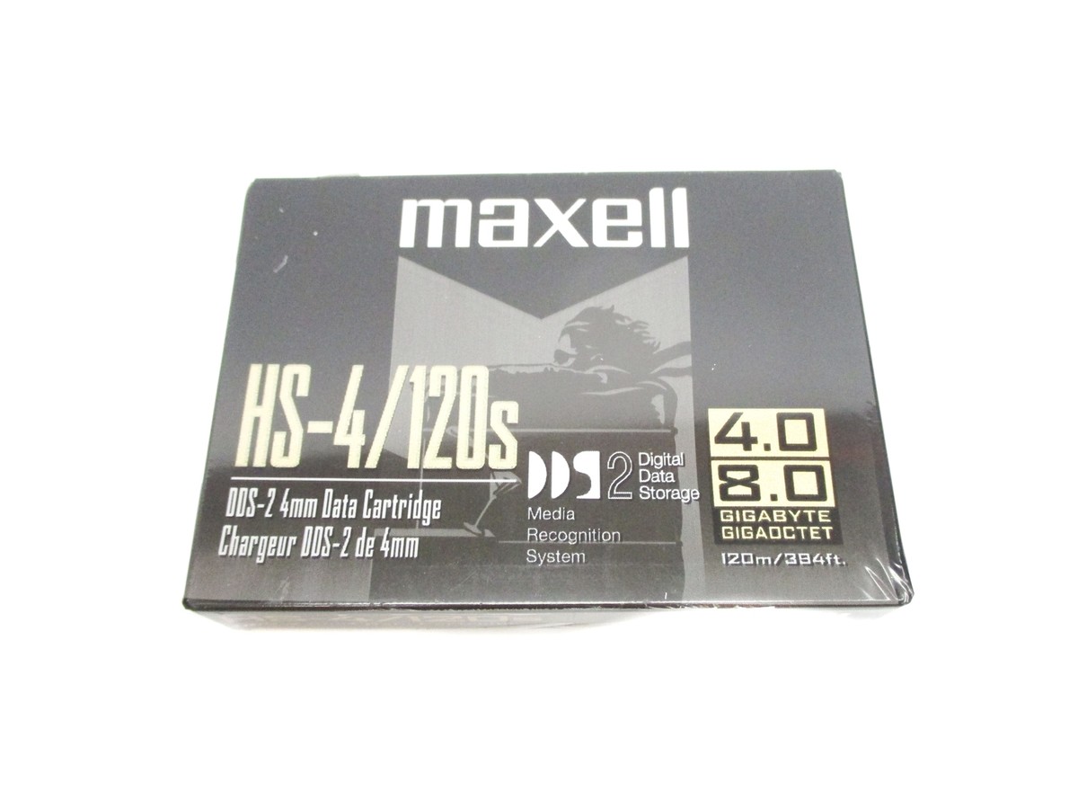 Data Archive Tape Maxell DDS-2 - 4GB Native 8GB Compressed 4mm