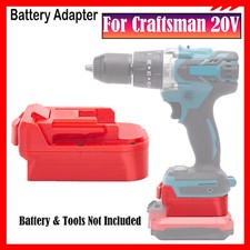 Battery Adapter For Craftsman 20V Li-ion Battery to For Makita 18V Cordless Tool