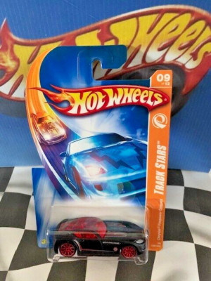 Hot Wheels 2008 Track Stars 09/12 109 2005 Chrysler Firepower Concept BLACK 10SP