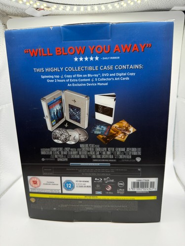 INCEPTION METAL BRIEFCASE LIMITED EDITION+ SPINNER! + 4K UHD and Blu-Ray *READ* - Picture 3 of 12