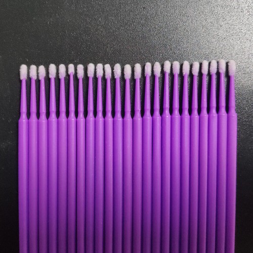 500Pcs Dental Swabs Disposable Applicators Micro Brush Stick Eyelash Extension - Bild 14 von 27