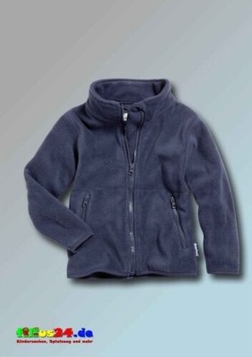 Playshoes Children Fleece Jacket Long Sleeve IN Colour Navy Sizes 80 To 140