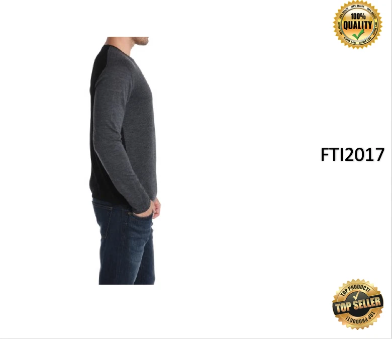 Nuevo con etiquetas Suéter Zachary Prell Gris Oscuro Huxley Crew Top Lana Talla XXL 2XL Precio de venta sugerido por el fabricante 198 USD Foto 3 de 3