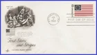 USA5 #1350 U/A ARTCRAFT FDC   Stars & Stripes