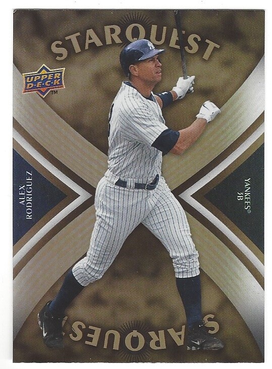 Alex Rodriguez 2008 Upper Deck StarQuest Ultra Rare Card# SQ-33 | eBay