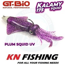 GT BIO KALAMY SQUID Combo Silicon Lure Calamari Sea Fishing 175mm 120g GLOW