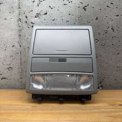 2007-2011 Toyota Camry Overhead Console Dome Map Light Storage Grey Gray