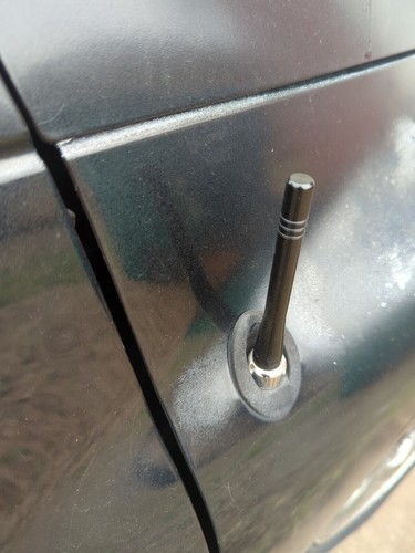 4 " Short Black Aluminum Antenna Mast AM/FM for CHRYSLER PT CRUISER 2001-2010 - Picture 6 of 24