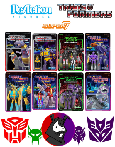 Transformers Beast Wars ReAction Figure Assortment - Pick and Choose - Super7 - Picture 1 of 28