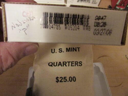 $25 Unopened Mint bag of 2006-P Nebraska State Quarters - Picture 3 of 3