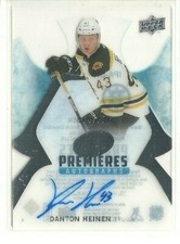  2016-17 Upper Deck Ice Ice Premieres Autographs #IPADH Danton Heinen (ref 64367