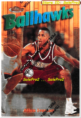 100++ ALLEN IVERSON NBA SINGLES ROOKIE INSERT GAME JERSEY SET LOT YOU PICK LIST - Picture 20 of 66