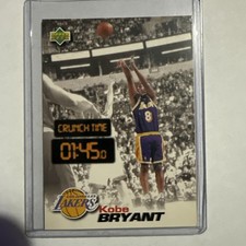 Kobe Bryant Los Angeles Lakers 1997 - 1998 UD CRUNCH TIME #CT22 WOW