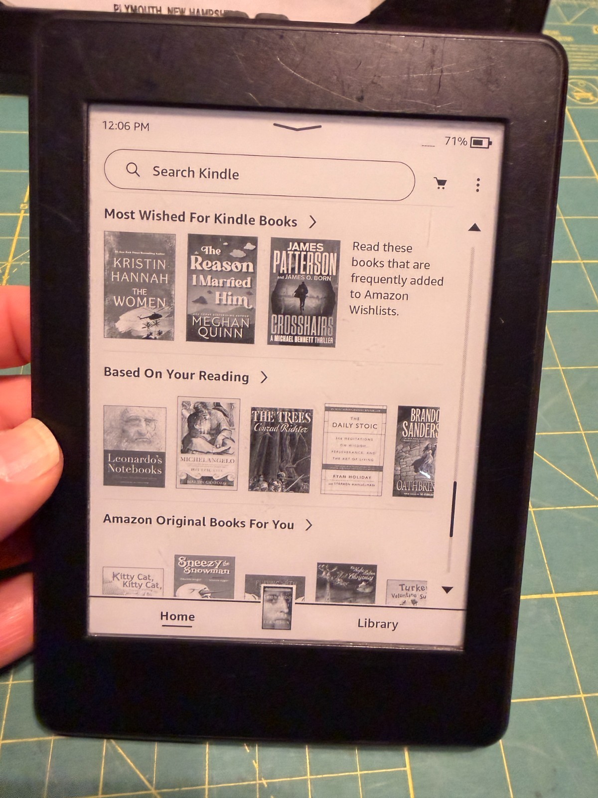 Kindle Paperwhite 7th Generation 4GB Wi-Fi E-Reader Tablet DP75SDI new battery