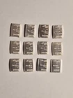Lot Of 12 Valcambi 1gram .999 Fine Silver Bars