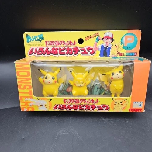 Pokemon Pocket Monsters Pikachu Japan Nintendo Toy Figures TOMY Vintage 1998