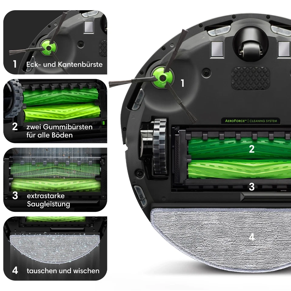 iRobot Roomba Combo i8 Saugroboter und Mop Saugroboter Wischroboter - Bild 4 von 4