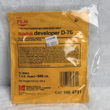 NEW Kodak D-76 Developer Powder, B and W Film 2 Quart NOS 146 4791