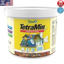 Nutritionally Balanced Tropical Flake Food Healthy Fish Growth 4.52lbs New