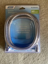 New Camco 43716 RV/Marine 60" Flexible Replacement Shower Head Hose Chrome 