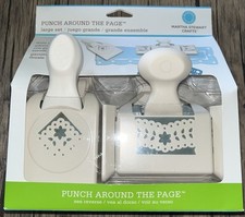 Htf Martha Stewart Crafts Large Dolly Garden Trim Punch Around The Page Set