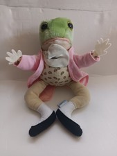 Vintage Eden Mr Jeremy Fisher Plush Frog Beatrix Potter