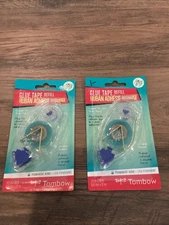 2 Tombow Glue Tape Mono Adhesive  Permanent Refillable New