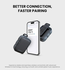 Wearable Bluetooth Speakers,Ip67 Waterproof,Clip-On Portable Small Personal S...