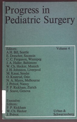 Progress in pediatric surgery; Vol. 4.