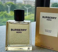 BURBERRY HERO 3.3 OZ/100ml EAU DE TOILETTE SPARY NEW IN BOX SHIPS FROM US