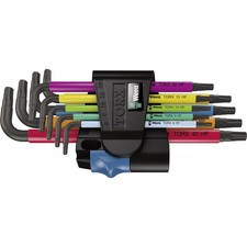 Wera Multicolour TORX® intérieur Jeu de clés mâles coudées T 8, T 9, T 10, T