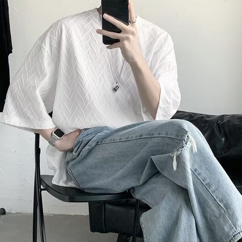 Camiseta de manga corta estilo clásico para hombre perfecta para guardarropa urbana esencial - Imagen 7 de 28