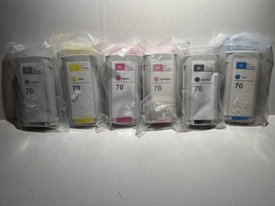 6PK Comp Cartridge for HP 72 ink tank HP Designjet T610 T1200 T770 T1300 T795
