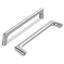 10 Pack 5 Inch128mm Hole Center Modern Satin Nickel Cabinet Pull Handle Timel...