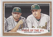 2011 Topps Heritage Pride of the A's ( ) Dallas Braden Trevor Cahill #127 0q5