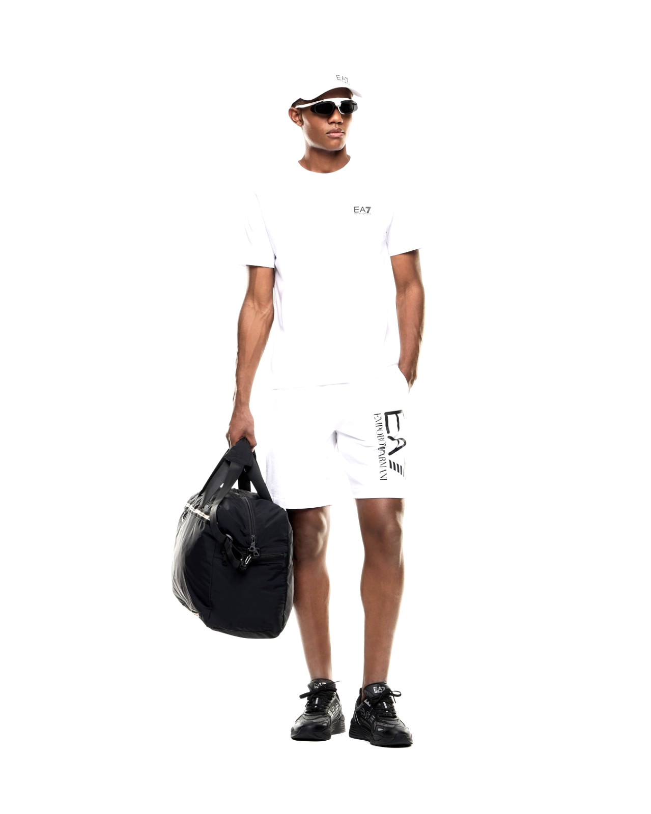 EMPORIO ARMANI EA7 7M001414 AF22262 U0002 MAN JERSEY SHORTS MENS SHORTS 23290₽