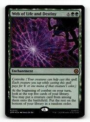 Web of Life and Destiny 122/314 Marvel's Spider-Man Mythic Foil