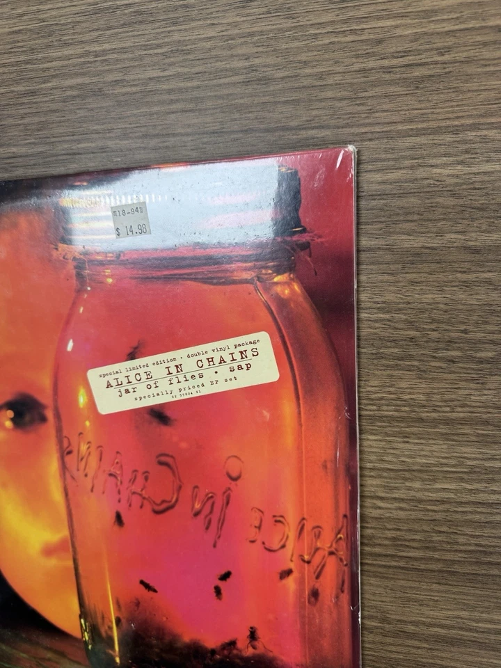 Original Sealed Alice In Chains Jar of Flies/Sap 1994 Columbia Vinyl LP 1st pres - Image 4 of 4