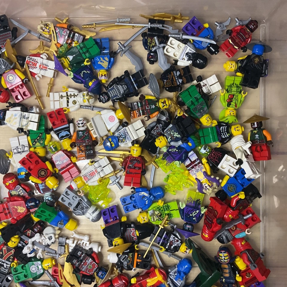 Lego Ninjago Minifigure Bundle Approximately 100 Genuine Lego Minifigures - Image 4 of 4