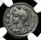 City Commemorative. AD 330-333. Æ, VRBS ROMA, Founding of Rome, NGC XF