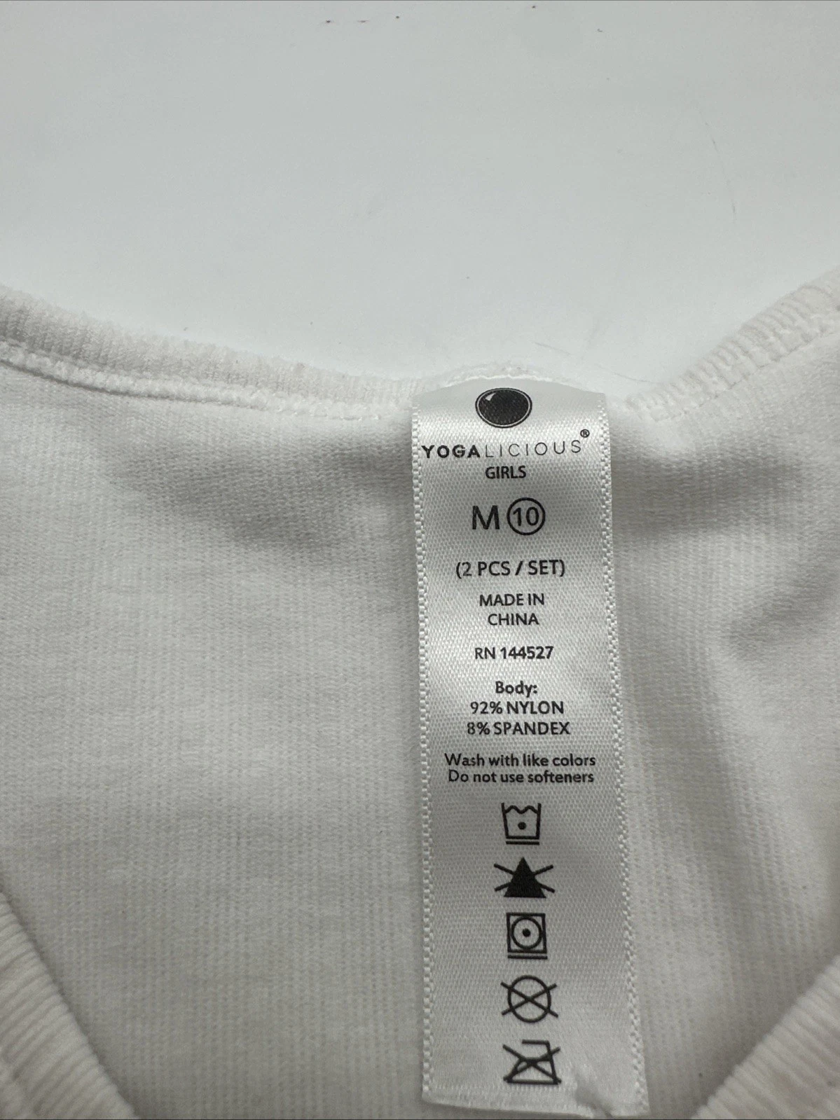 yogalicious solid v-neck shirt