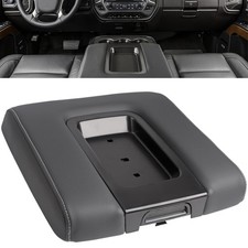 Center Console Lid Replacement Kit Black Compatible with Cadillac Chevy GMC V...