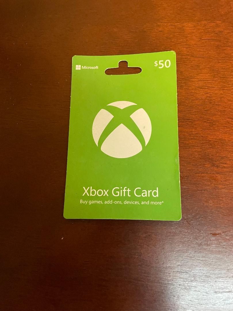 Microsoft Xbox $50 Gift Card for sale online