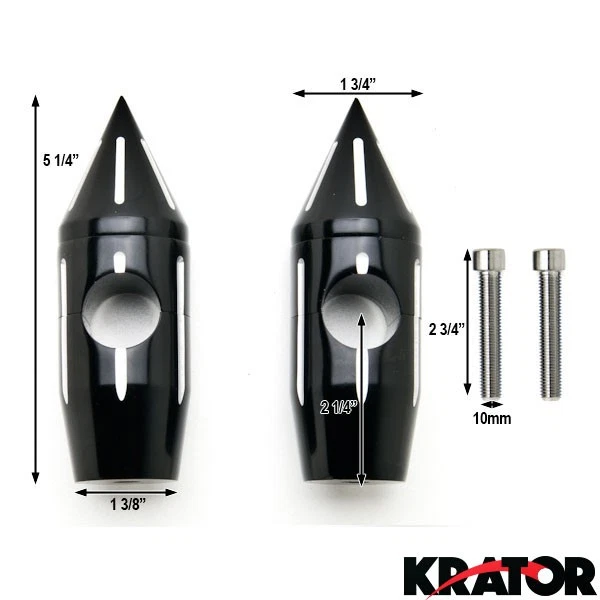 Elevadores de manillar de 1" de 2,25" para Harley Davidson Dyna Glide Fat Bob Street Bob Foto 4 de 4