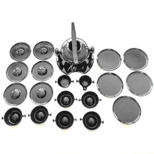 Luigi Colani Black Tea Set Friesland Germany C1973